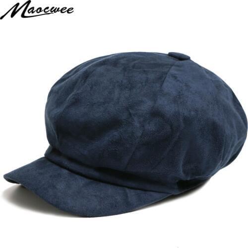 Solid Color Casual Hat Womens New Solid Color Casual Hat Good Look Beret Spring And Autumn Ladies Fashion Casual Outdoor Beret