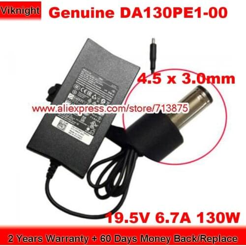 Genuine DA130PE1-00 130W Charger 19.5V 6.7A AC Adapter for Dell XPS L502X XPS 15 9530 9550 M3800 Power Supply