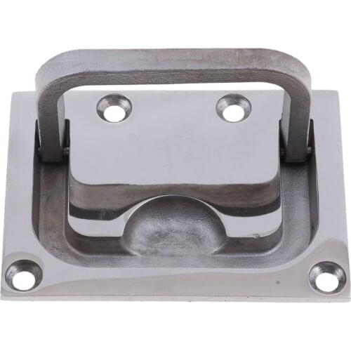 Boat Hatch Locker Cabinet Lift / Pull Ring Handle -316 Stainless Steel - 3"