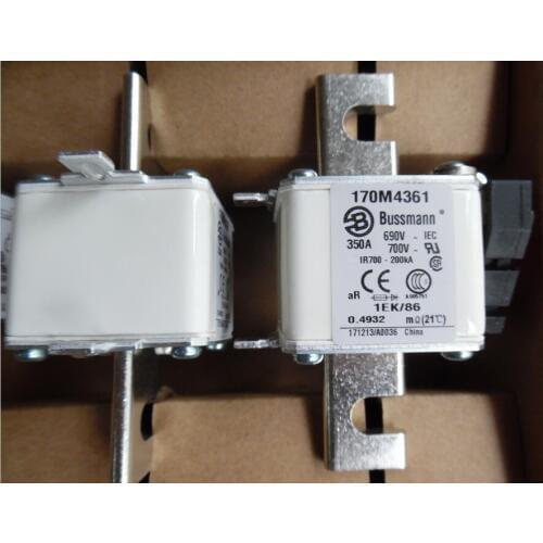 Fuses: 170M4358 200A 690V / 170M4359 250A / 170M4360 315A / 170M4361 350A 690V aR