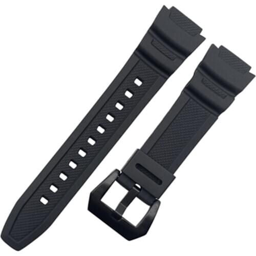 Rubber strap for band for SGW-300H 400H 500H MRW-200H AE-1000W AE-1300 AE-1200 W-S200H W-800H W-216H W-735H W-215 AEQ-110W