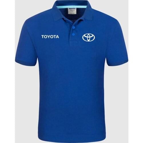 Summer Shirts logo crocodil Toyota logo Polo classic brand Men Polo Shirt Men Casual solid Short Sleeve cotton polos