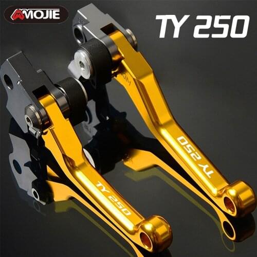 CNC Motorcycle handbrake Motocross dirt bike Pivot Brake Clutch Levers FOR YAMAHA TY250 TY 250 1991 1992 1993 1994 1995 1996