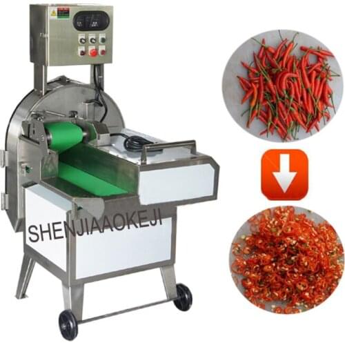 TS-Q120 Vegetable cutter stainless steel electric spiral vegetable slicer High-speed chili shredding machine 220V 1PC