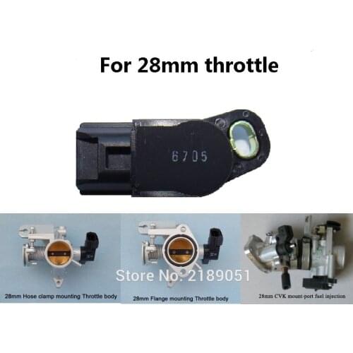 Universal Throttle Position Sensor TPS for UAV Motorcycle Motocross trail bike ATV Quad Frenzy Snowmobile SE EFI modification