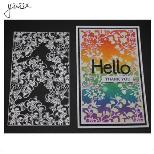 VCD166 Flower Cover SCRAPBOOK Metal Cutting Dies For Scrapbooking Stencils DIY Album Cards Decoration Embossing Folder Die Cuts