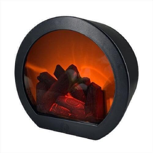 High Quality Candlestick Simulation LED Charcoal Flame 3d Electric Decorative Fireplace