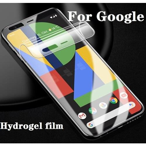 Full Coverage Protective Film For Google Pixel 4 XL Screen Protector For Google Pixel 3 3A XL 4XL 3XL Hydrogel Flim Protection