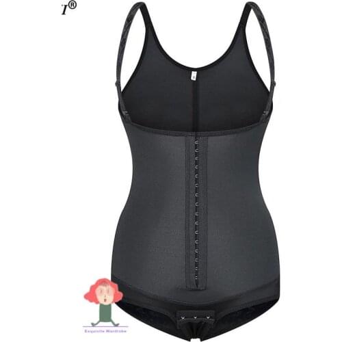 Latex Vest Women Slimming Corset Waist Trainer Body Shaper Workout Sweat Vest Shapewear FajasColombianGirdles Sheath Trimme goth