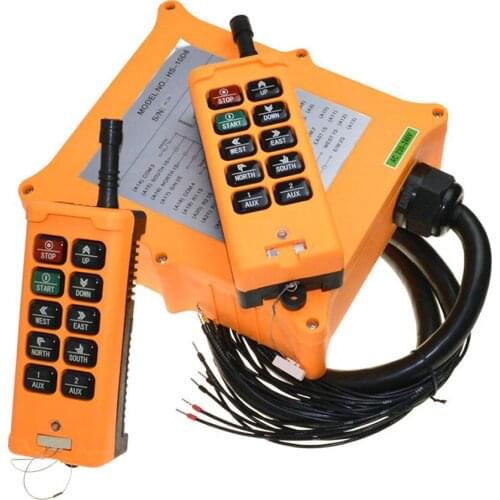 OBOHOS 10 channel 2 Speed 2 Transmitter Hoist Crane Truck Radio Remote Control System Controller Tell us the voltage XH00048