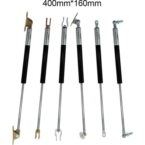18*8 Rod 160mm Stroke 400mm Hole Center Distance Gas Spring 50N-500N/5kg-50kg Cupboard Hinges Gas Spring Force lift support