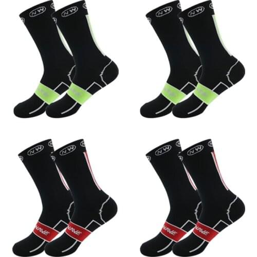 2 Pairs Outdoor Men Cycling Sports Socks Running Breathable Socks