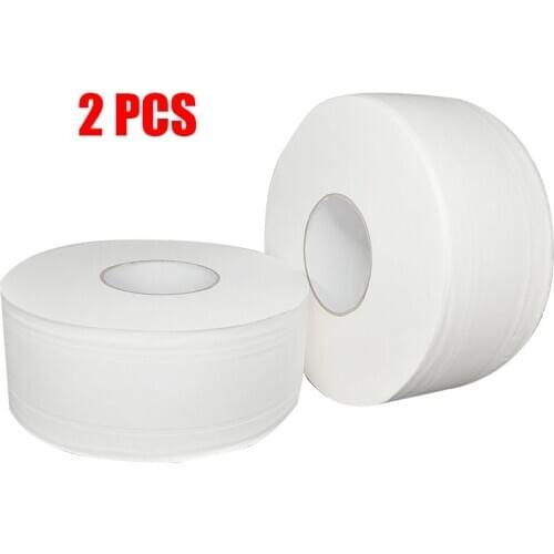 2Pcs 420g Large Paper Rolls 3 Layer Thicker High Quality Roll Toilet Paper Tough Native Wood Soft Affordable Business Tissue /40