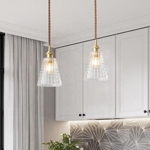 27 New Design Chandelier Hanging Round Modern Copper Metal Glass E Pendant Light For Hotel House/home/coffee Bar