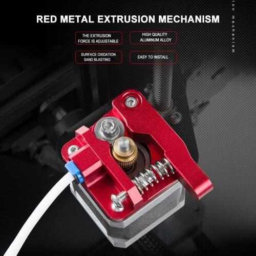 3D Printer Parts Extruder Aluminum Alloy Block Upgrade Extruder 1.75mm Filament for Creality 3D Ender-3/Ender-5/CR-10/CR-20 Pro