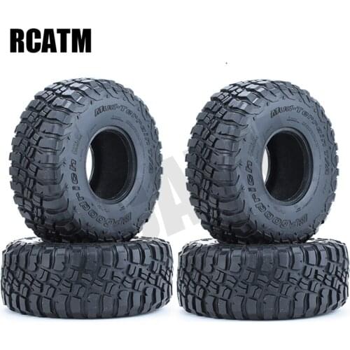 4pcs 2.2inch Tire Rubber Tyre for 1/10 RC Crawler Car AXIAL SCX10 90046 103007 TRX6 G63 D90 D110 Model Parts & Accs