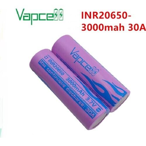 Vapcell INR20650 3000 mah 30A battery discharge rechargeable 20650 rewrap HG6 lithium li ion battery free shipping