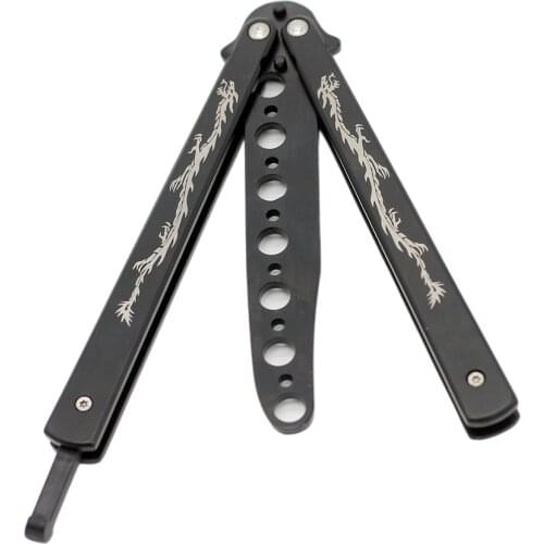 No Sharp Dragon Butterfly Knife Toys For Cosplay Game