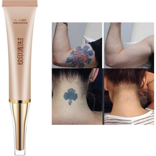 Safe Permanent Tattoo Removal Cream Tattoo Cleaning Cream Painless Safe Non-irritating Eyebrow Eyeliner Skin Tattoo Cleaning