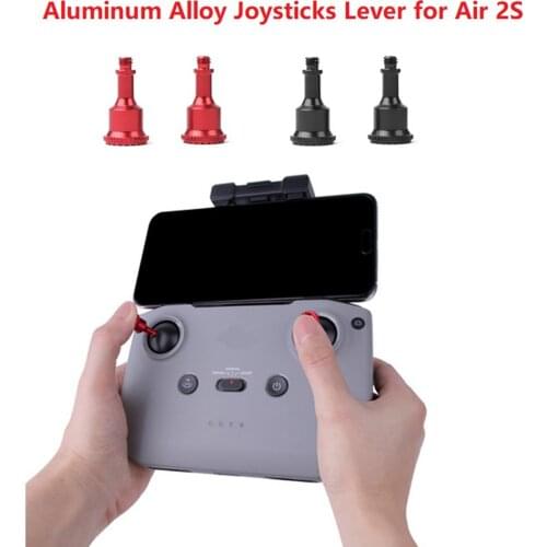 CNC Aluminum 2Pcs Remote Controller Stick for DJI Mavic Air 2 / 2S / Mini 2