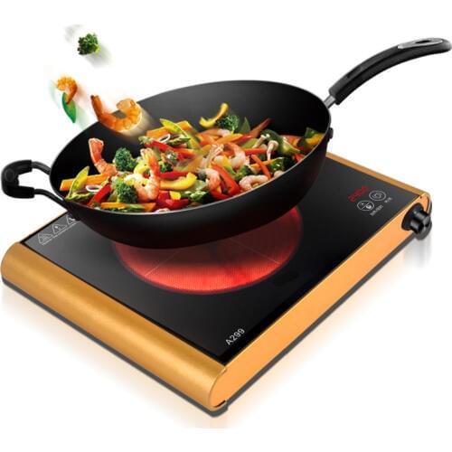 Stainless Steel 2500W Electric Stove Household Cooking Machine Light Wave Stove Radiant Cooker