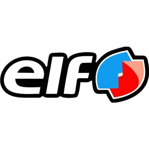 Hot Creative Car Styling Waterproof Elf Huile Race Voiture Renault Autocollants Auto Moto Stickers Sport Car Sticker PVC