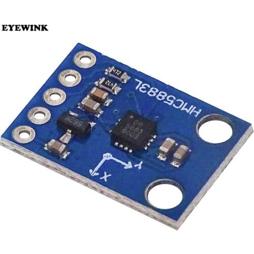 1pcs GY-273 3V-5V HMC5883L QMC5883L Triple Axis Compass Magnetometer Sensor Module Three Axis Magnetic Field Module For Arduino