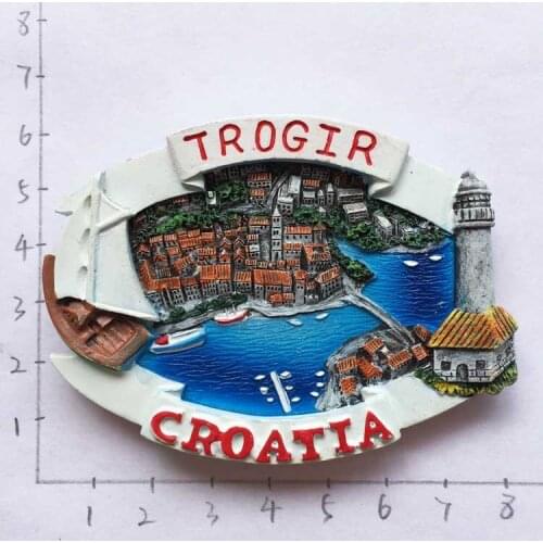 Croatia tour Trogir refrigerator Mediterranean souvenir magnetic stick fridge Magnets