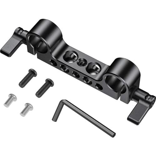 Fantaseal 15mm Railblock Rod Clamp with 1/4"-20 Thread for 15mm DSLR Camera Cage Shoulder Rig