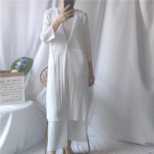 HOT SELLING Fashion fold trench coat long-sleeved solid the turn-down collar trench coat IN STOCK