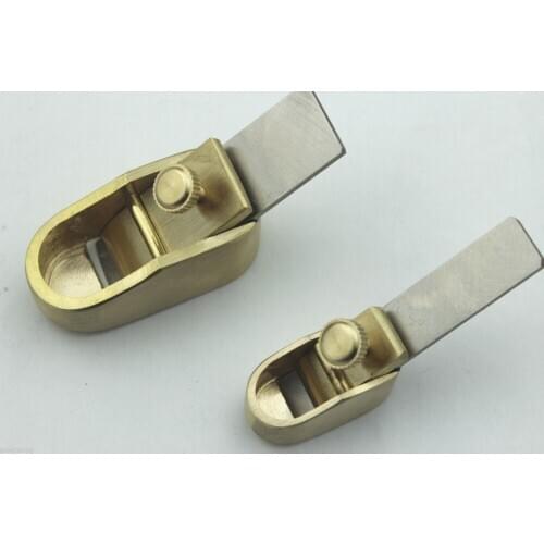 2pcs various size Mini plane,Violin making tools, Copper Metal cello tools, strong and durable