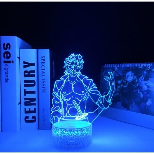 Bleach Anime Grimmjow Jaegerjaquez LED White Base Night Light for Bedroom Decor Night Lamp Gift Acrylic 3D Lamp Grimmjow
