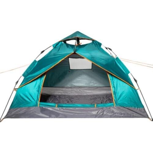 Outdoor Camping Tent Rainproof Double Three-window Automatic Speed Opening Camping Tent