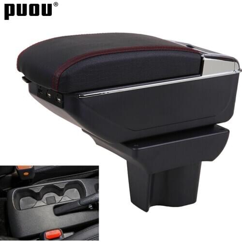Armrest box For Toyota Avanza Dual Layer Rotatable Large Space Central Store Content Box Caja