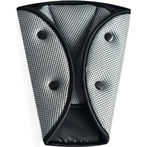 Breathable Baby Safety Strap Car Safe Fit Seat Belt Sturdy Summer Mesh Adjuster Safety Belt Adjust Triangle Baby Child Protectio