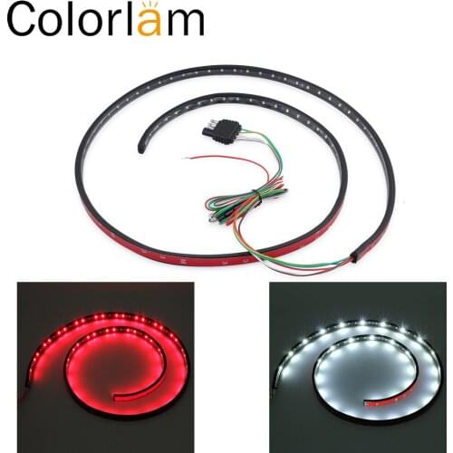 Colorlam 60 Inches DC 12V 90 LED Truck Tailgate Light Bar Strip Multifunctional Light Running Signal Reverse Brake Light