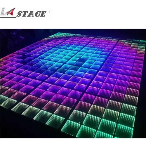 Dancing Stage 3d Mirror 10mm Led Dance Floor Guangzhou
