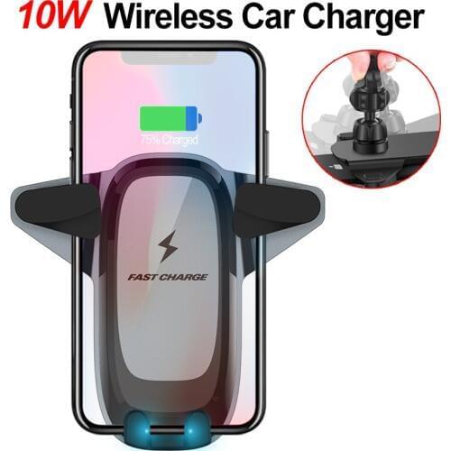Universal Car Charger Wireless Charger 10W Wireless Fast for iPhone X 8 Plus Samsung S8 Plus Note 8 Charger for iPhone