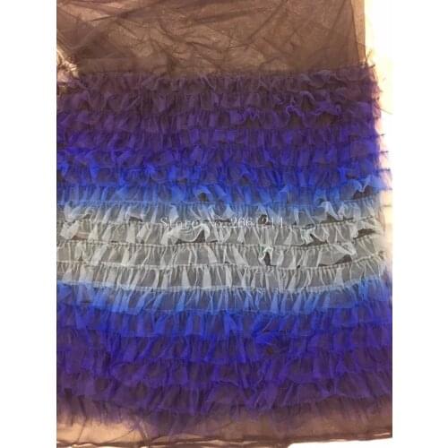 BZL-102106 Embroidered Cord Lace Fabric for bridal dress Nigerian french net Lace