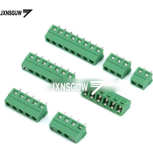 10pcsTerminals KF127 2P 3P spacing 5.0MM Can be spliced screw type 300V/10A