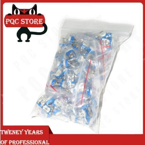 13valuesX10pcs=130pcs Trimming Potentiometer RM-065 100ohm-1Mohm(101-105) RM065 Variable Resistors component kit RM065-103