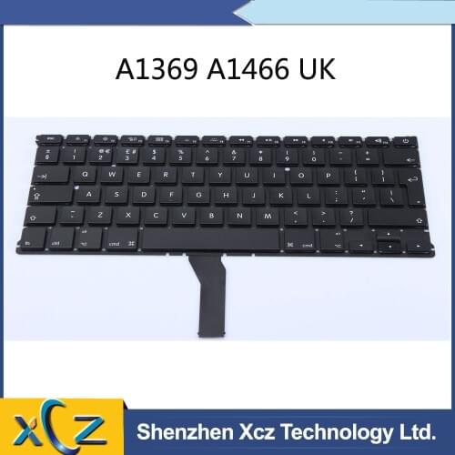 20PCS/Lot New A1370 A1465 A1369 A1466 UK Keyboard For Macbook Air 11inch A1370 A1465 13inch A1369 A1466 Keyboard