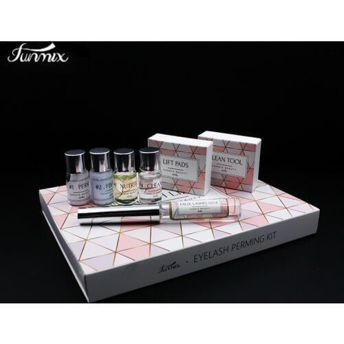 5 sets/lot Professional Mini Eyelash Perming Kit eyelash lift Cilia Tools perming kits with Perm Rods Y-Brushes Makeup Tools