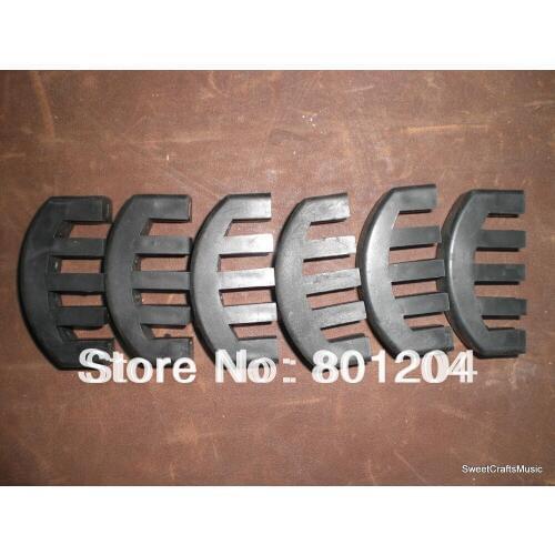 6 PCs of Violin Mute Heavy rubber violin practice mute
