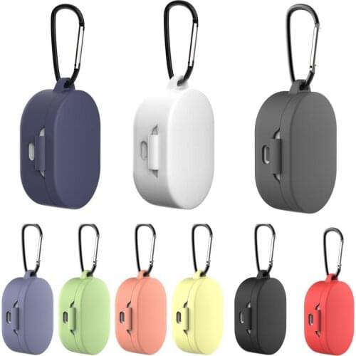 Anti-falling Solid Color Wireless Earphone Protective Case for Redmi AirDots