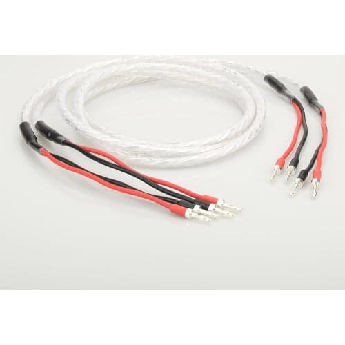 Audiophile Hiend hifi Audio Banana Plug AMP Speaker Cable wire 3mm2 Banana Speaker Cable Wire