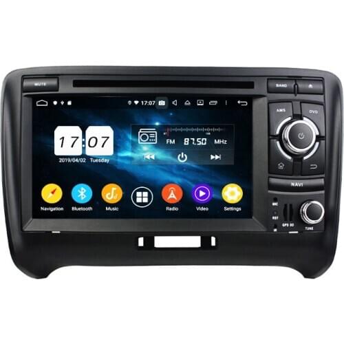 8 Core 7" 2 Din Android 10.0 For Audi TT 2006-2013 Car Radio 2+16GB 4+32GB 4+64GB Car Multimedia Audio Stereo DVD Player DSP