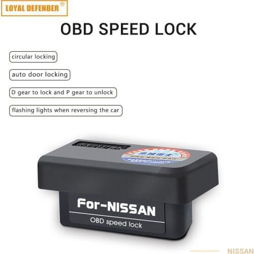 Car Auto OBD Plug And Play Speed Lock & Unlock Device 4 Door For Nissan X-Trail Teana 2012-2017
