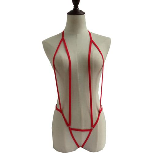 Bikini 2019 Sexy Sling String Lotion Thong Japanese girl Beach Sunbathing spa swimwear women swimsuit biquini bikinis monokini