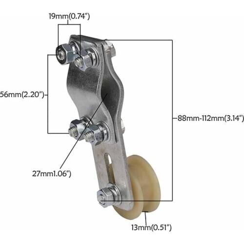 Chain pulley block groove roller rear derailleur pulley with bearing For 49cc 70cc 80cc 2 Stroke Engines Dirt Pit Push Bikes